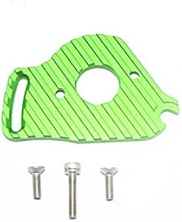 GPM For Traxxas Slash 4x4 LCG Upgrade Parts Aluminum Motor Plate With Heat Sink Fins - 1Pc Set Green