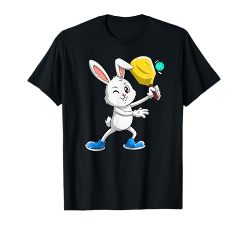 Pickleball Bunny Rabbit Easter Day for Pickleball Player T-Shirt