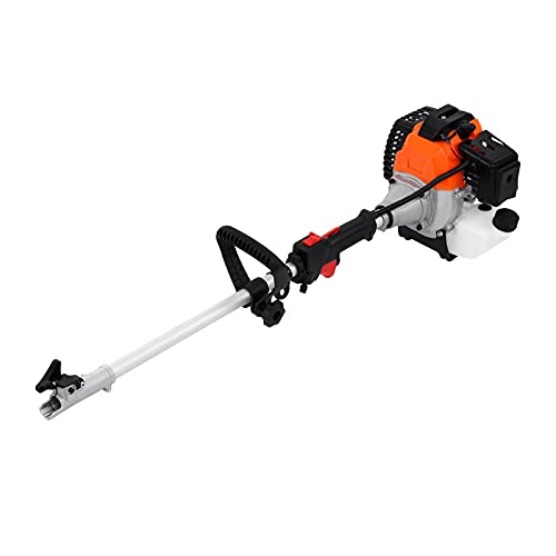 5 In 1 52Cc Multifunctional 2-Stroke Petrol Brush Cutter Grass Trimmer Chainsaw Hedge Trimmer Extension Pole #TOP1