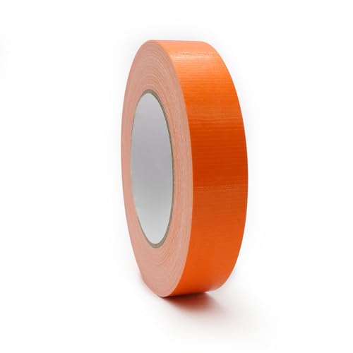 Image of Heavy Duty Orange Duct Tape 1 Inch x 44 Yards Extra Long, Residue-Free All Weather Hand Tear Tape for HVAC Pipe Sealing, Construction, Carpet Binding & Equipment Repair