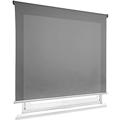 Estor Enrollable 150 X 250 HOME MERCURY - Estor Enrollable translúcido Liso (150x180 cm, Gris)