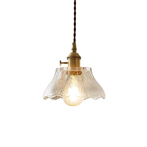 Luminaire suspendue en verre pour îlot de cuisine et bar de loft