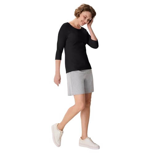 Hanes Women's Raglan Sleeve Stretch Cotton Crewneck Tee