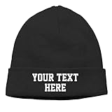 Custom Beanie Hat Personalized Skull Cap Add Your Own Design/Text/Logo/Image Beanie, Winter Hats for...