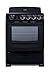 Summit 24” Electric Range, Electric Coil Burners, Large 2.9 cu.ft Oven, ADA Complaint, Black- RE2413B