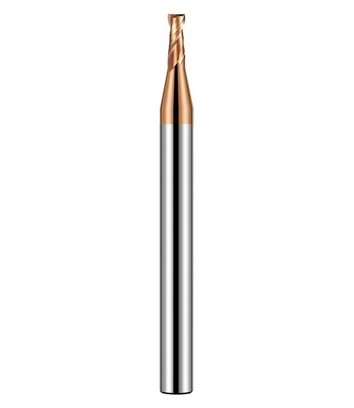 1pc HRC55 2-ostrzowy stal wolframowa węglik spiekany przecinek dziesiętny Nano powłoka płaskodenne frez palcowy CNC mechaniczne narzędzia do frezowania(9x27xD10x75L)