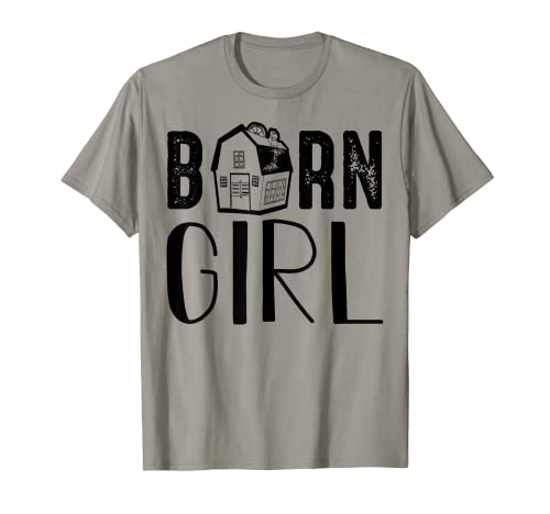 Barn Girl | Fantastico cavallo sussurri divertenti donne regalo Maglietta