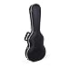Crossrock, 4-String Baritone Ukulele Case with Backpack Straps in Black(CRA800BUBK), ABS Molded