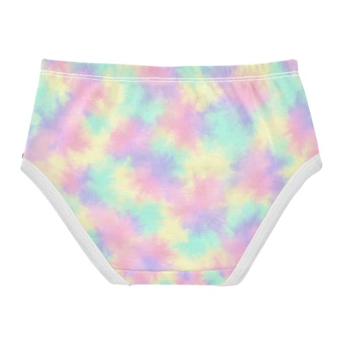 Pastel Tie Dye Toddler Underwear Girls, Girls Briefs, 2T–8 Years2