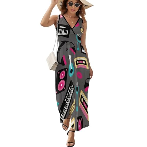 Robe de plage col V fluide pour dissimuler les rondeurs