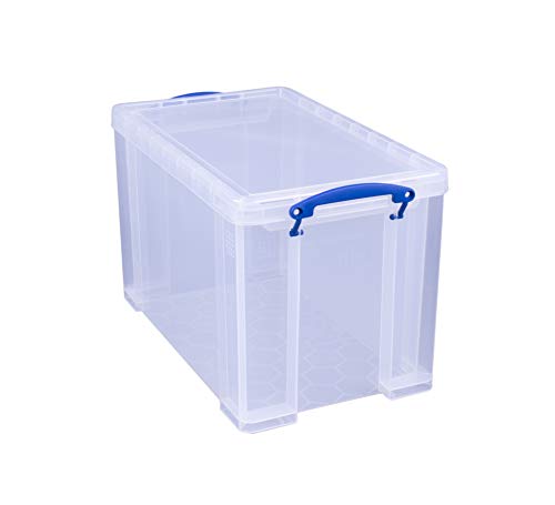 Really Useful 24C Boite à  archives solide et légère en plastique empilable 24 l Transparent 290 x mm x 270 mm