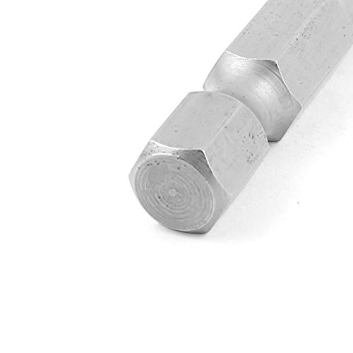 Sourcingmap 1/4 Inch Hex Shank 4mm Tip Slotted Magnetic Screwdriver Bits 5Pcs, 4.0mm - Image 3