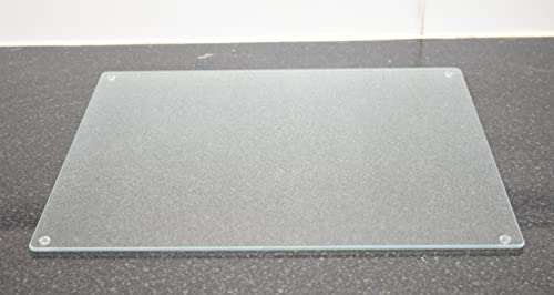 Deenz 52X60Cm Universal Hob Cover Plate Tempered Glass Worktop Saver Frosted Dishwasher Safe 5Mm