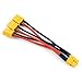【Accessori per giocattoli】 For Xt60. Connettore batteria parallelo maschio / femmina cavo doppio estensione y splitter / 3 way 1 6AWG. Filo in silicone for Rc. Motore della batteria 【Sostituibile】