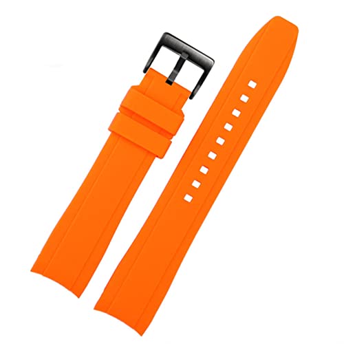 Bracelet montre silicone incurvé 21 mm SKM pour éliminer le vide du boîtier