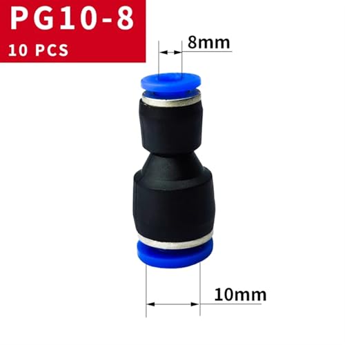 Conector neumático PG para evitar caídas de presión en manguera recta 2