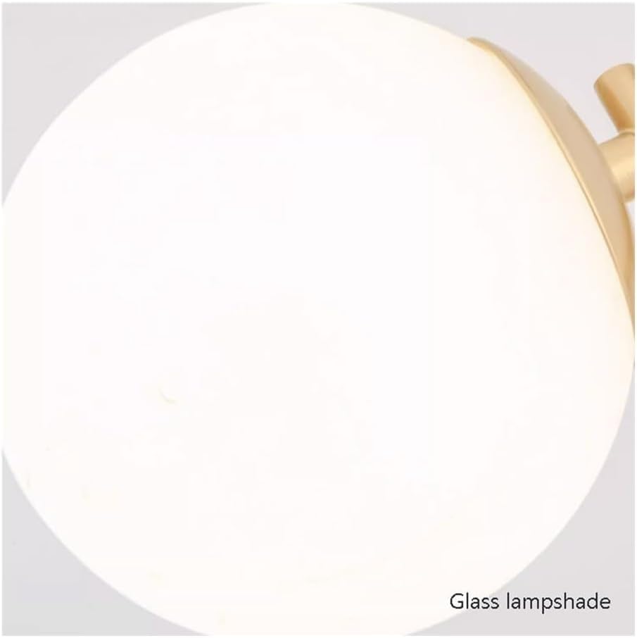 Lustre en verre moderne de haute qualité et finition dorée chic - 5