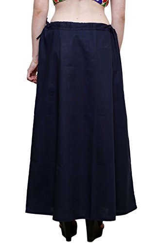Image of Pistaa's combo of Women's Cotton Best Plain Solid Indian Readymade Inskirt Saree petticoats