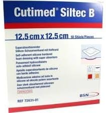 Siltec Foam B Dressing 12.5cm x 12.5cm (x10)
