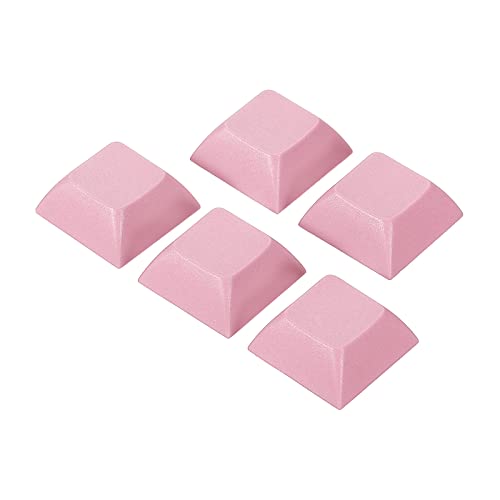 Touches de rechange universelles 1U en PBT rose pour setup gaming