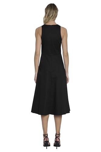 Image of Maggy London Women's Cotton Sleeveless Jewel Neck Dress for Women | Versatile Summer Dresses for Women