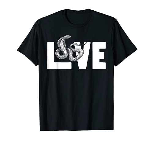 Love Snakes - Silueta de serpiente, regalo para amantes de reptiles Camiseta