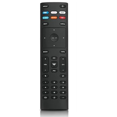 Replacement Remote Control XRT136 Applicable for Vizio TV D32h-F4 D43fx-F4