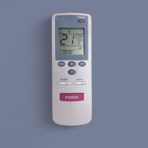 Image of Sanavya AC Remote Control - Compatible Replacement for Split & Window Air Conditioners - Replicates Genuine Remote Functions (Carrier Ac Remote 128)