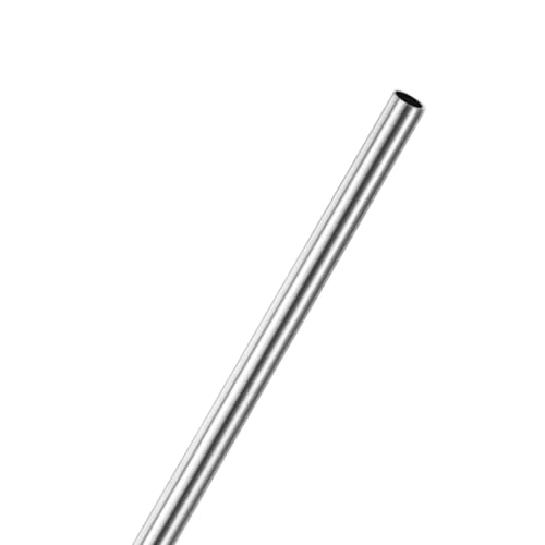 M METERXITY 250mm 304 Stainless Steel Tube, 7mm OD 0.6mm Wall Thickness Seamless Stainless Steel Tubing for Construction/Machining/DIY Crafting, Metal Straight Pipe [0.28x0.02x10IN]