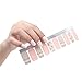 HIGH'S 20pcs Color Street Nail Polish Strips Stickers Adhesive Incoco Nail Art Decals Manicure Kits for Women Girls Fingernail Toenail Decoration,Memory