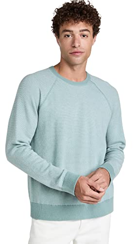 Vince Men's Birdseye Raglan Long Sleeve Crew