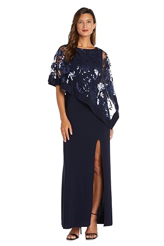 Image of R&M Richards Women's Luna Shine Lace Gown