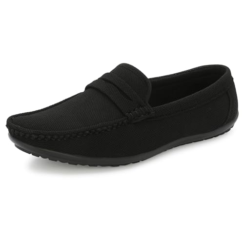 Image of Stylelure Eco Friendly & Light Weight Flexible Mesh Knit Loafers Driving Shoes for Men