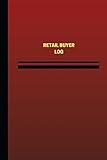 Retail Buyer Log (Logbook, Journal - 124 pages, 6 x 9 inches): Retail Buyer Logbook (Red Cover, Medium) (Unique Logbook/Record Books)