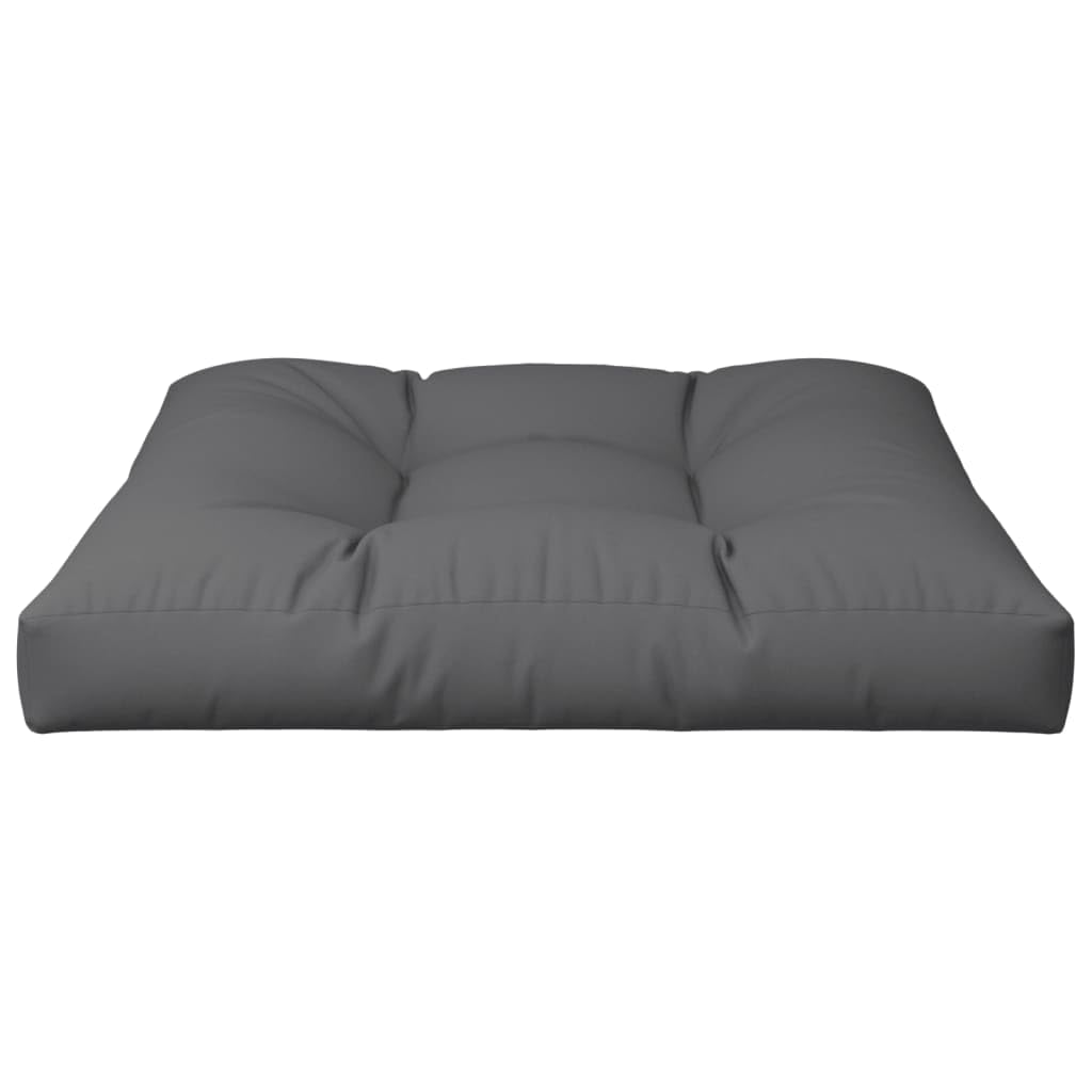 vidaXL Palettenkissen Anthrazit 80x80x12 cm Stoff