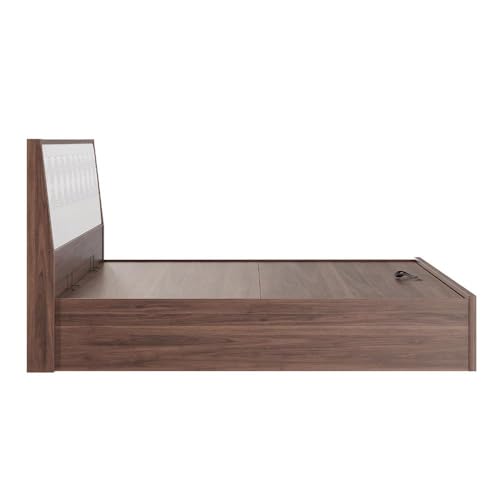 Image of Wakefit Bed | 3 Yr Warranty | Bed Queen Size, Comes with Hydraulic Storage, Noise-Free, Density: 680-750 kg /m, Termite & Borer Resistant, Fits Mattresses Up to 8 inches(Gibeon78x60- Columbian Walnut)