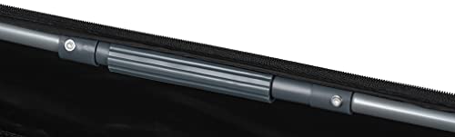 Knuffelwuff Faltbare Hundebox Auto Transportbox mit Aluminiumgestell für den Kofferraum XXL 106x71x69