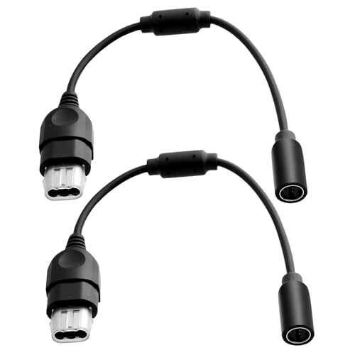 Breakaway Cable for Xbox Gen. 1, 2 Pack USB Controller Cable Adapter Replacement Breakable Cord Lead Dongle Connector Cord Lead for One Xbox 360 Series PC Logitech G920 Ferrari Racing Steering Wheel - Image 6