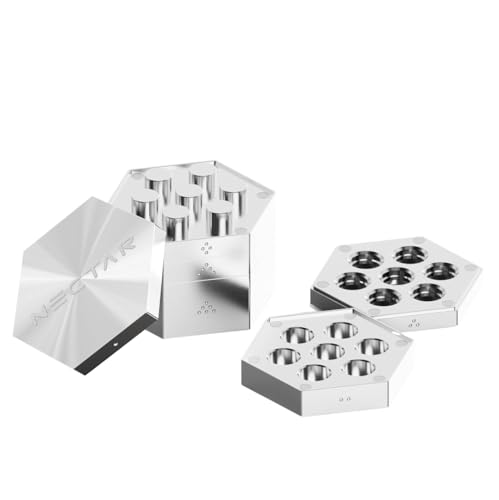 Nectar Dosierkapsel Nachfüllanlage Mahlt und füllt 7 Dosierkapseln Kompatibel Nectar Hex Wolkenkraft ÄRiS Ultra FX Mini Ultra und Norddampf Relict (Komplett-Set Teile 1 bis 6)