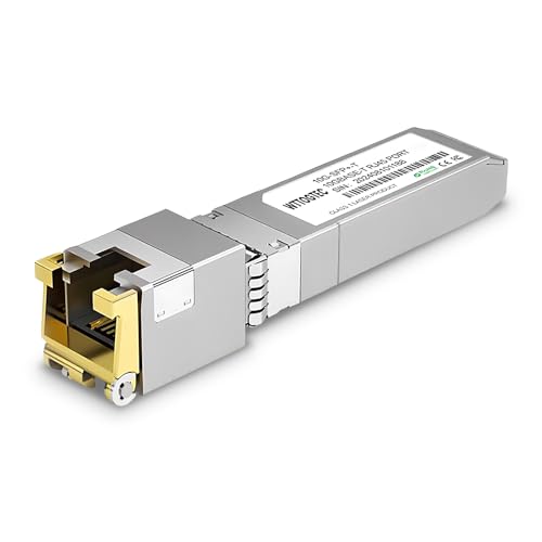 Módulo SFP+ RJ-45 10GB de cobre CAT6a transceptor multivelocidad 10G-T de 80m
