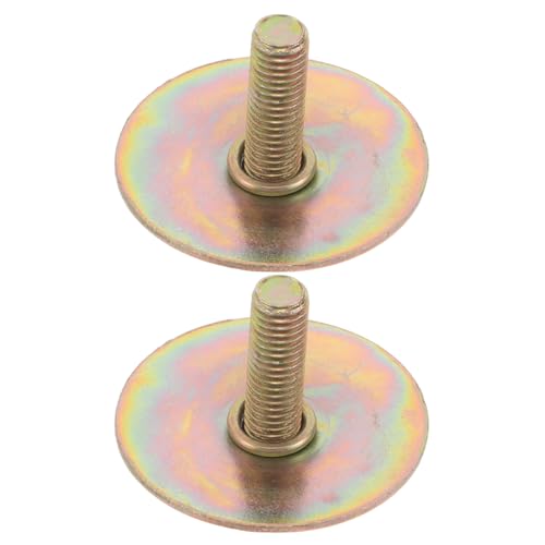 Veemoon 2 Juegos de herrajes para la Base del Ventilador de pie: Tornillos M10 y buje Espaciador, arandela para Tornillo de Varilla de Soporte de Enlace para Ventiladores de refrigeración de fábrica