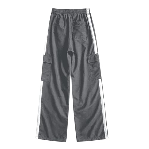 Pantalón cargo de sarga resistente para niño jogger con bolsillos ropa cómoda infantil diario 4