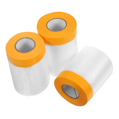 Veemoon 3rollos Lámina Plástica Adhesiva Para Pintura y Protección De Muebles Film Antipolvo Para Automóviles y Decoración Interior