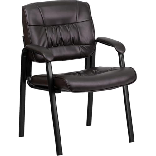 Brown LeatherSoft Executive Reception Chair