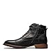 Florsheim Mens Chalet Cap Toe Boots Black Crazy Horse 10.5 Medium