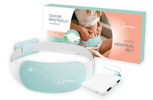 CLIMSOM Ceinture Chauffante Règles Douloureuses avec Batterie USB-C