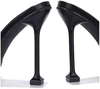 Cape Robbin Mexmon Sexy High Heels for Women, Strappy Shoes Heels with Square Open Toe - Black Size 6.5 | Image 3