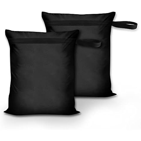 OZYAN 2pcs Laundry Bag-32 * 36 cm ,Travel Waterproof Dry Wet Bag,Swimming Wet Clothes Bag Reusable Hanging Zipper Organizer Storage Bag for Swimsuit,Travel,Gym Workout,Yoga and Beach Pool Cover