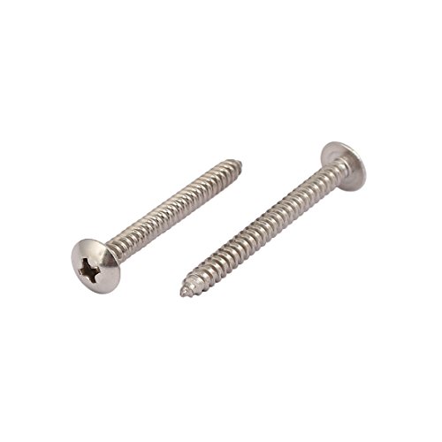 Tornillo autorroscante M4x40mm acero inoxidable 316 10pcs miniatura 2