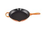Le Creuset Signature Iron Handle Skillet, 10-1/4-Inch, Flame
